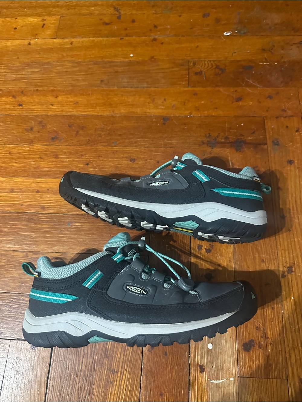 KEEN Traghee III Low WP Women gray/blue Waterproof Hiking Trekking Shoes Size 6